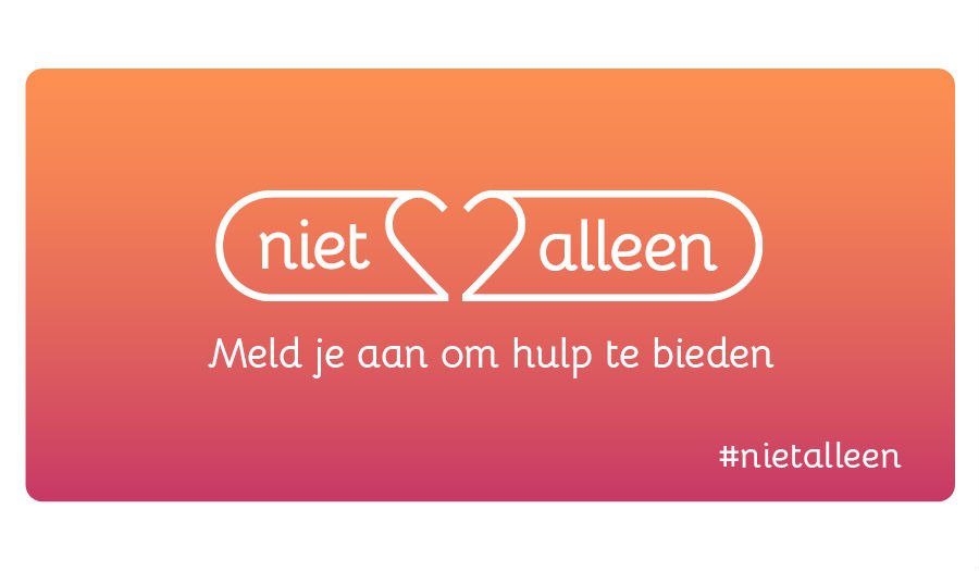 Biedt u ook coronahulp? Meld uw initiatief of diaconie nu aan voor #nietalleen