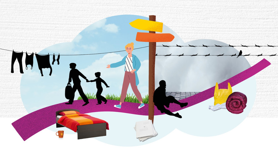 Vluchtelingen zonder papieren: het land uit of helpen?