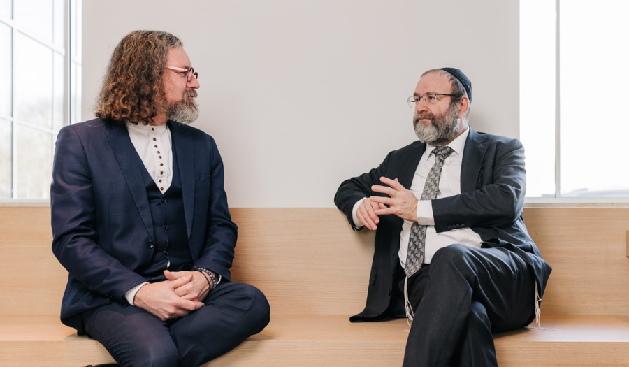 Rabbijn en predikant in gesprek over de verwantschap tussen joden en christenen