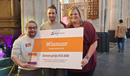 YNGbelieve OnTrack wint Jongerenprijs 2026 van Fonds Kerk en Wereld 