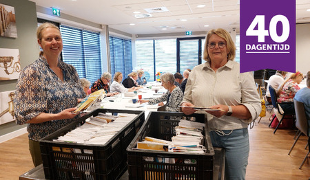 Kerkleden uit gemeente Molenlanden schrijven samen paasgroeten 